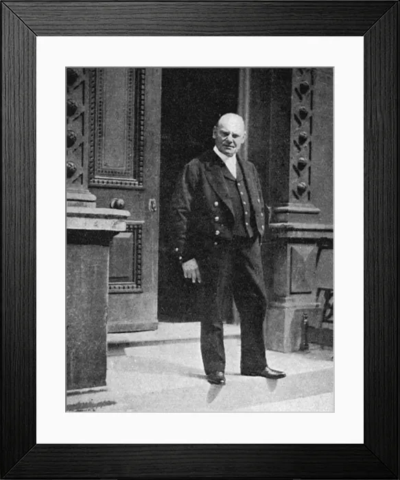Framed Print : Warwick, hall porter of the Marlborough Club
