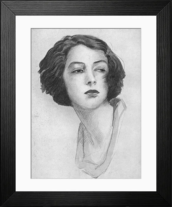 Framed Print : Gwen Farrar by Olive Snell