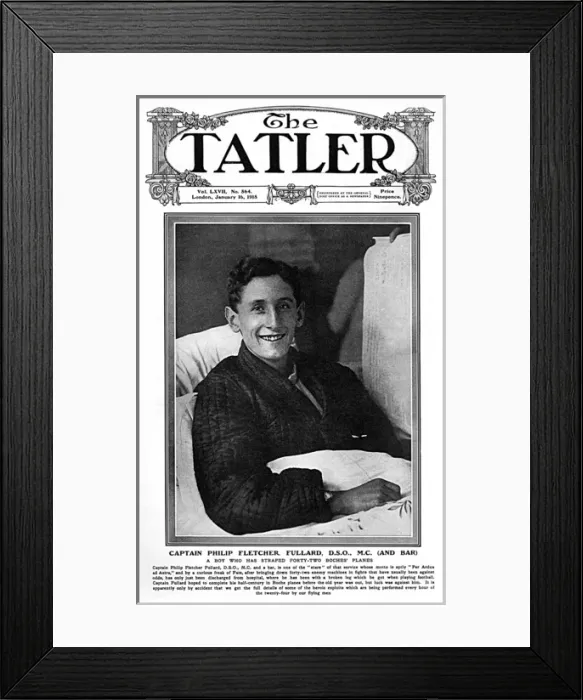 Framed Print : Tatler cover - Captain Philip Fletcher Fullard, WW1 Framed Print : Tatler cover - Captain Philip Fletcher Fullard, WW1