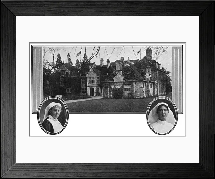 Framed Print : Wingfield House Red Cross Hospital, WW1
