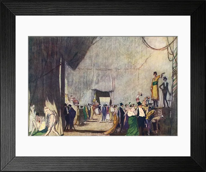 Framed Print : The Freaks at the New Theatre by Claude Shepperson, 1918 Framed Print : The Freaks at the New Theatre by Claude Shepperson, 1918