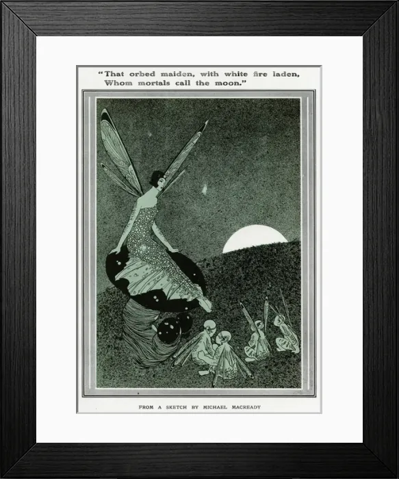 Framed Print : Fairies by Michael Macready Framed Print : Fairies by Michael Macready