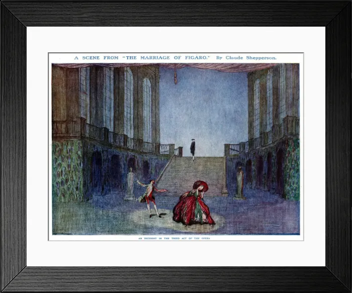 Framed Print : The Marriage of Figaro by Claude Shepperson Framed Print : The Marriage of Figaro by Claude Shepperson