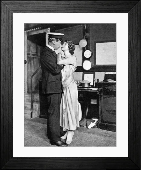 Framed Print : Billie Carleton & Dennis Eadie in Freedom of the Seas, 1918 Framed Print : Billie Carleton & Dennis Eadie in Freedom of the Seas, 1918