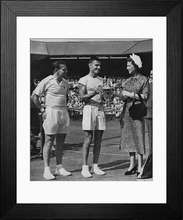 Framed Print : Princess Marina, Duchess of Kent at Wimbledon