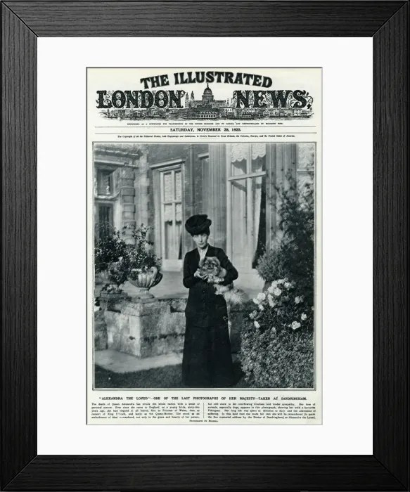 Framed Print : Last photograph taken of Queen Alexandra at Sandringham Framed Print : Last photograph taken of Queen Alexandra at Sandringham