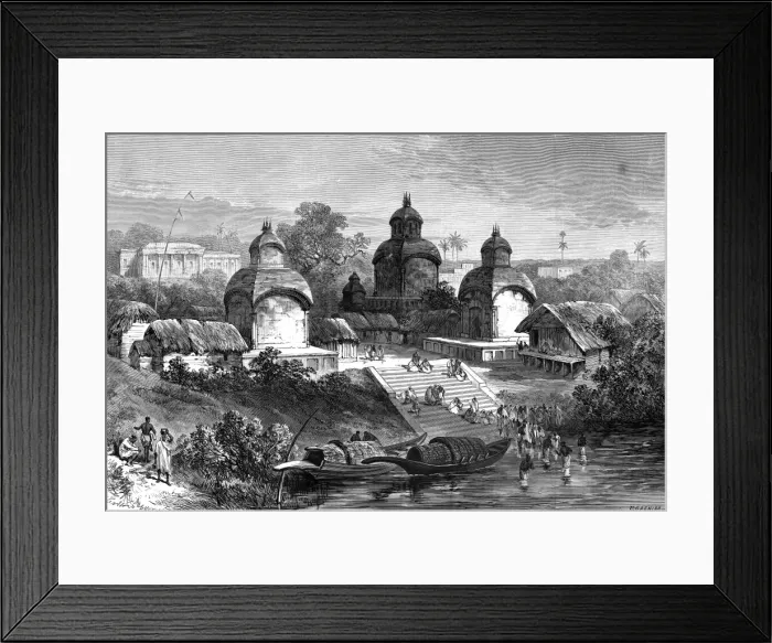 Framed Print : Kali Ghaut, Calcutta