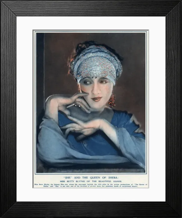 Framed Print : Betty Blythe