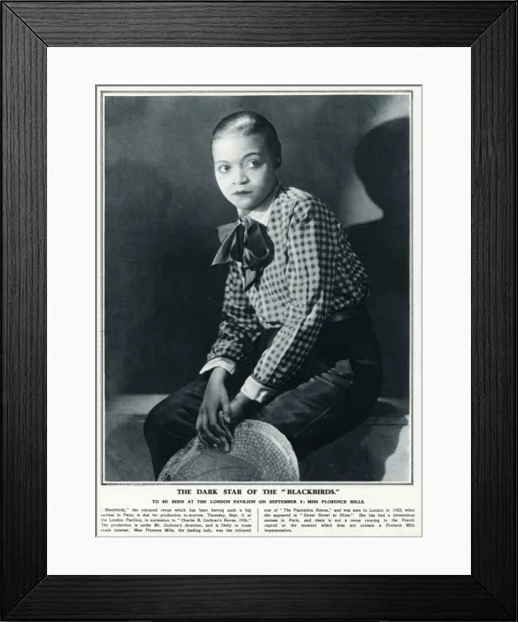 Framed Print : Florence Mills