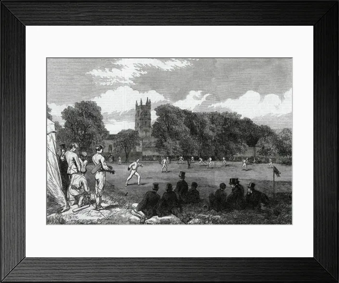 Framed Print : Cricket match at Winchester Eton v Winchester Colleges Framed Print : Cricket match at Winchester Eton v Winchester Colleges