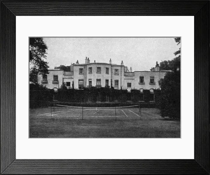 Framed Print : Fulwell Park, home of ex-King Manuel of Portugal Framed Print : Fulwell Park, home of ex-King Manuel of Portugal