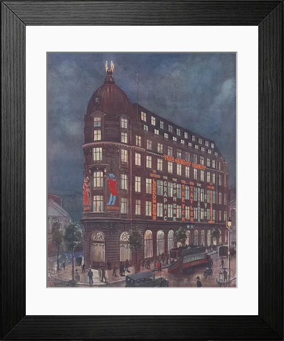 Framed Print : A night view of Inveresk House, home of the Great Eight Framed Print : A night view of Inveresk House, home of the Great Eight