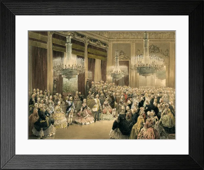 Framed Print : Quadrille at Devonshire House, 18th century
