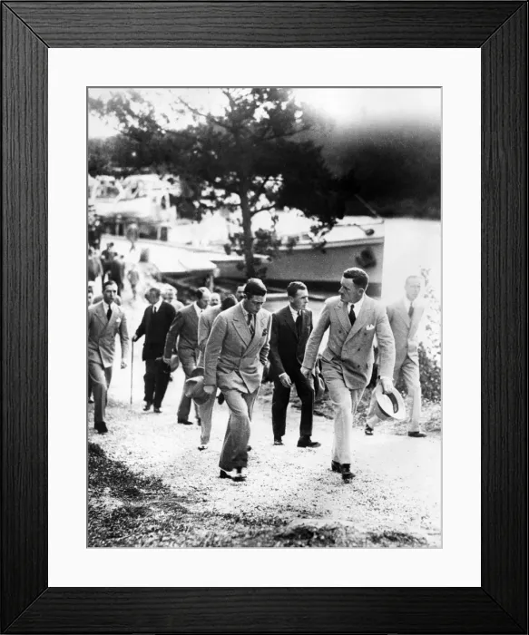Framed Print : Royal tour: Prince Edward of Wales in Hamilton, Bermuda, 1931 Framed Print : Royal tour: Prince Edward of Wales in Hamilton, Bermuda, 1931