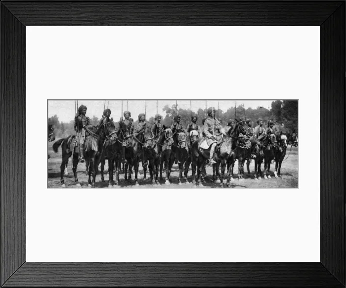 Framed Print : Indian cavalry in France during World War I Framed Print : Indian cavalry in France during World War I