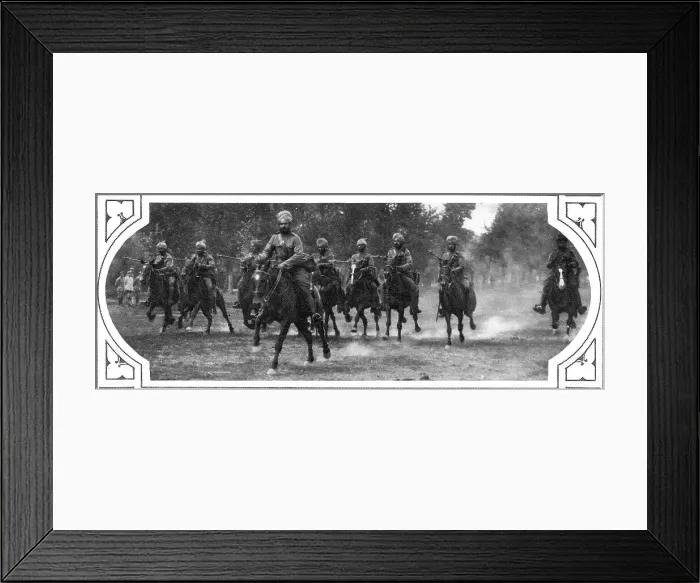 Framed Print : Indian cavalry in France during World War I Framed Print : Indian cavalry in France during World War I