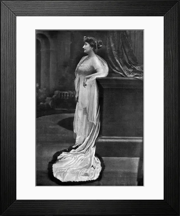 Framed Print : Princess Victor Napoleon, Princess Clementine of Belgium