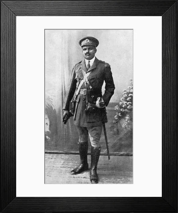 Framed Print : Lieutenant Syed Abdul Alajeed during World War I Framed Print : Lieutenant Syed Abdul Alajeed during World War I