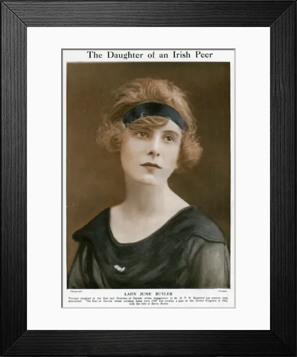 Framed Print : Lady June Butler Framed Print : Lady June Butler