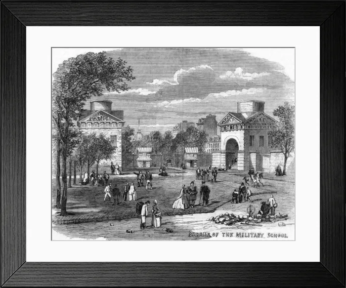 Framed Print : Paris, France - Barriere de l Ecole Militaire