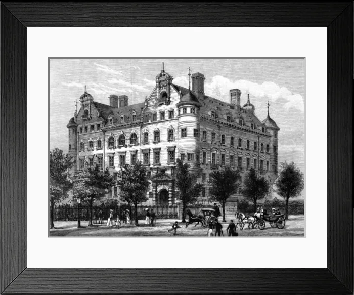 Framed Print : New headquarters of the Metropolitan Police, London