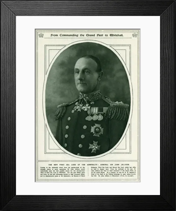Framed Print : Admiral Sir John Jellicoe Framed Print : Admiral Sir John Jellicoe