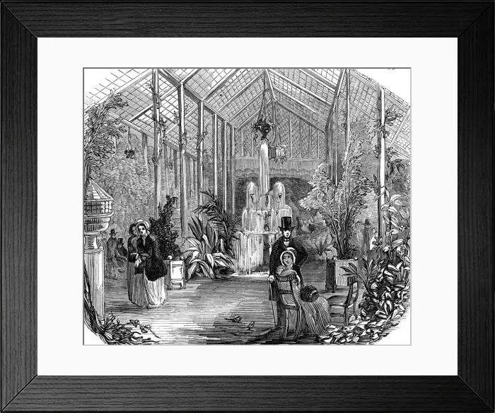 Framed Print : Paris, France - Champs-Elysees, Winter Garden Framed Print : Paris, France - Champs-Elysees, Winter Garden