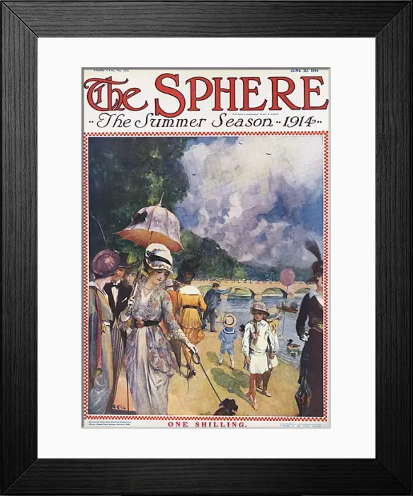 Framed Print : Sphere front cover - London Season 1914 Framed Print : Sphere front cover - London Season 1914