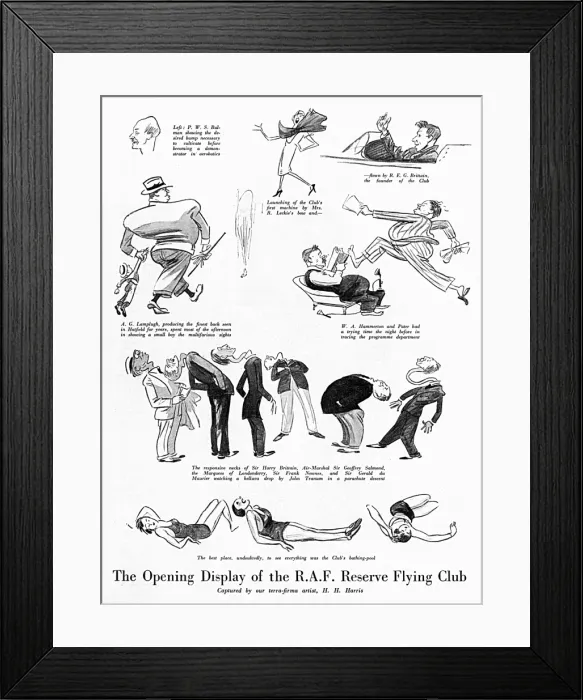 Framed Print : R. A. F. Reserve Flying Club Display spectators Framed Print : R. A. F. Reserve Flying Club Display spectators