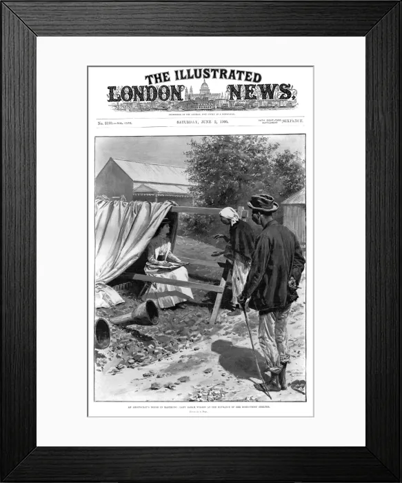 Framed Print : Lady Sarah Wilsons bomb-proof shelter at Mafeking, 1900 Framed Print : Lady Sarah Wilsons bomb-proof shelter at Mafeking, 1900