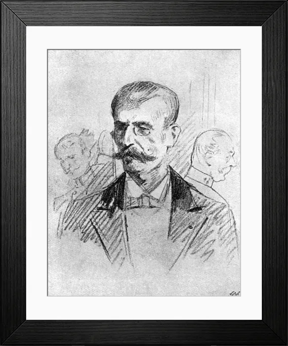 Framed Print : Beni Kallay, Prime Minister of Bosnia, 1895 Framed Print : Beni Kallay, Prime Minister of Bosnia, 1895