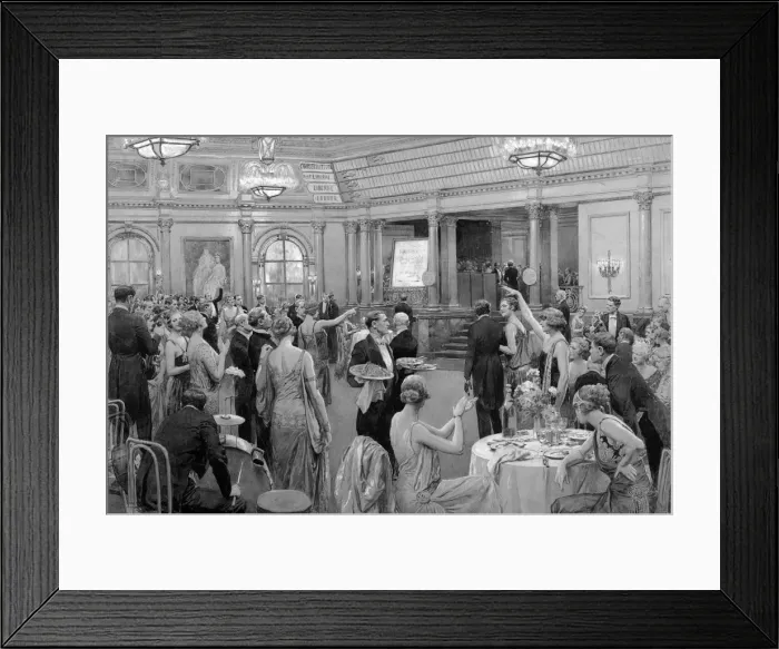 Framed Print : Dinner reception at election time Framed Print : Dinner reception at election time