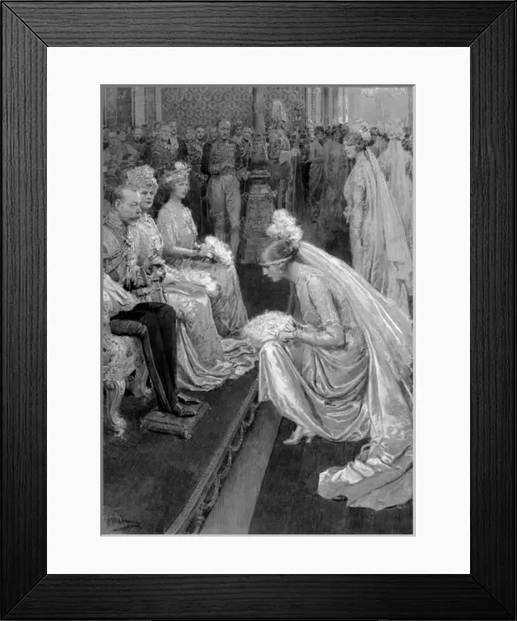 Framed Print : Scene at the First Court of 1922 Framed Print : Scene at the First Court of 1922