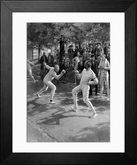 Framed Print : Epee Championship at Lincolns Inn, London Framed Print : Epee Championship at Lincolns Inn, London