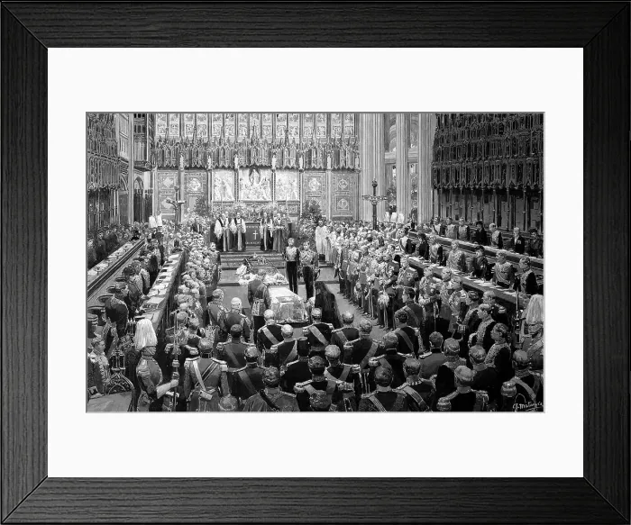 Framed Print : Funeral of Edward VII, St George's Chapel, Windsor Framed Print : Funeral of Edward VII, St George's Chapel, Windsor