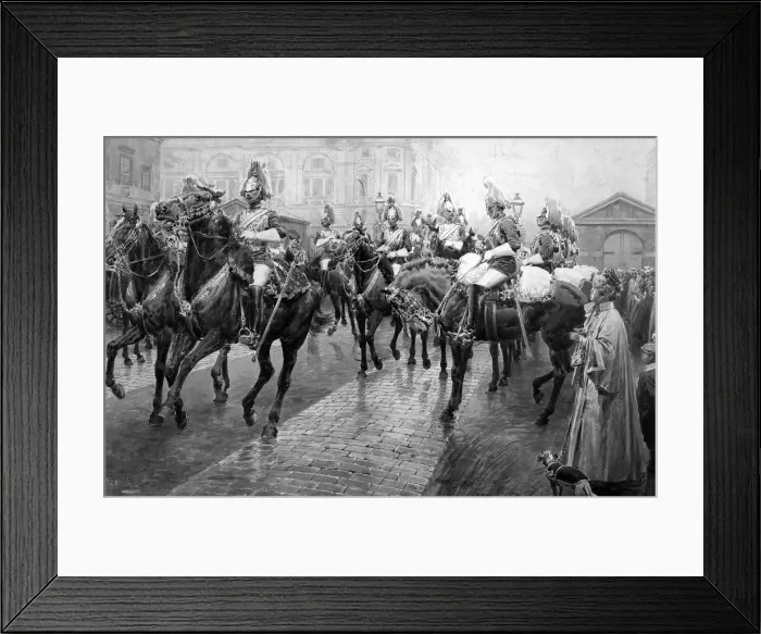 Framed Print : Changing of the Guard, Horse Guards Parade, London Framed Print : Changing of the Guard, Horse Guards Parade, London