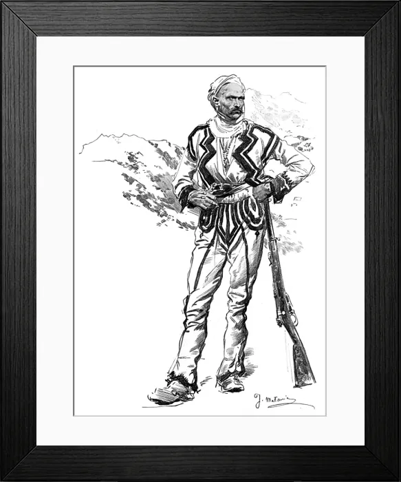Framed Print : A Typical Albanian soldier Framed Print : A Typical Albanian soldier