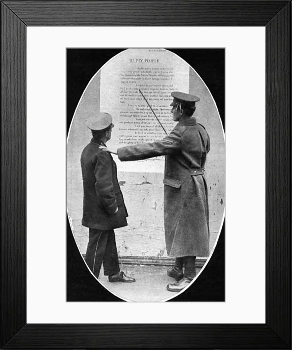 Framed Print : Recruitment during WW1 Framed Print : Recruitment during WW1