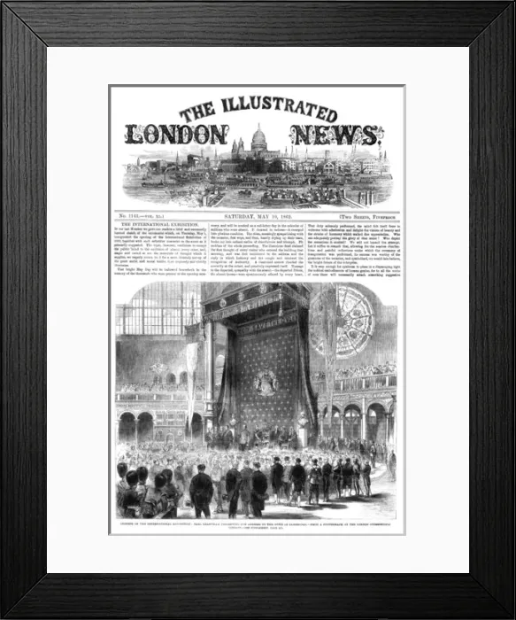 Framed Print : Opening of the international exhibition Framed Print : Opening of the international exhibition