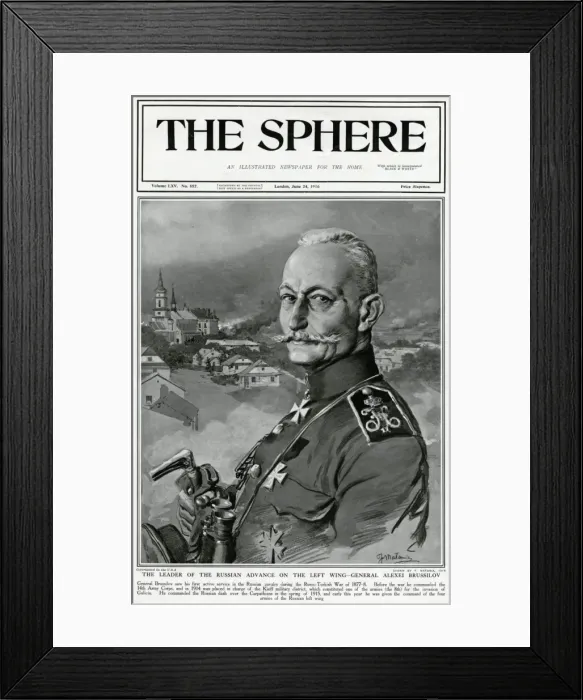 Framed Print : Russian General Aleksei Brusilov Framed Print : Russian General Aleksei Brusilov