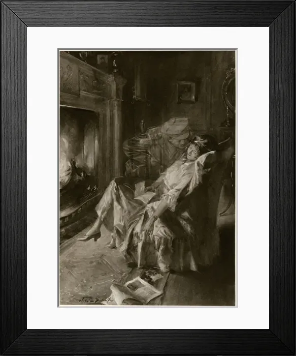Framed Print : A Kiss from the Trenches by John E. Sutcliffe, WW1 Christmas Framed Print : A Kiss from the Trenches by John E. Sutcliffe, WW1 Christmas