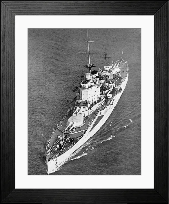 Framed Print : H. M. S. Warspite