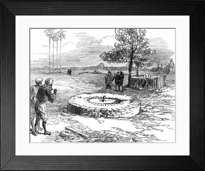 Framed Print : The well at Cawnpore(Kanpur), 1860 Framed Print : The well at Cawnpore(Kanpur), 1860