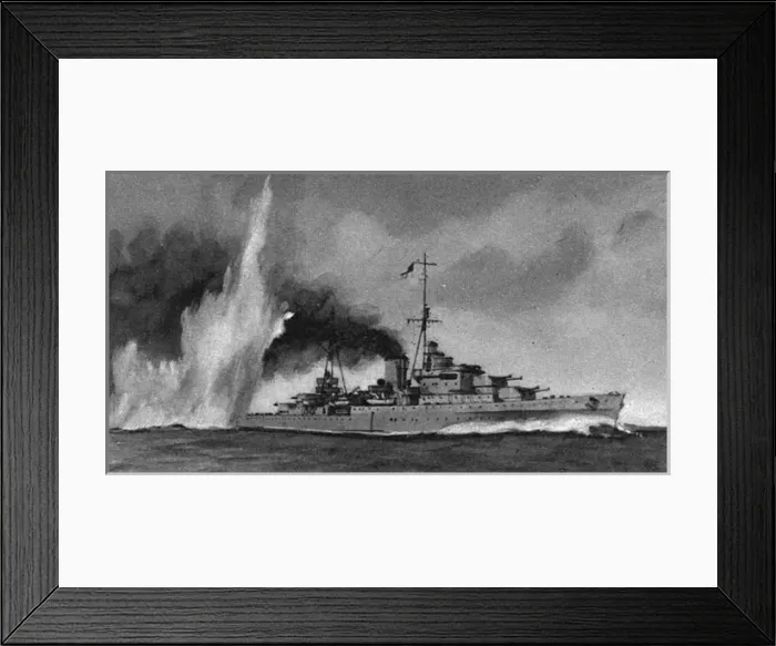 Framed Print : Battle of Cape Matapan