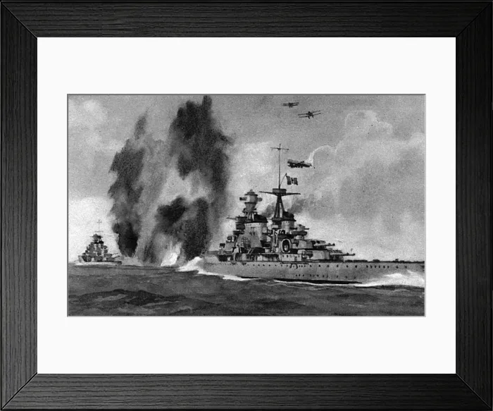 Framed Print : Battle of Cape Matapan Framed Print : Battle of Cape Matapan