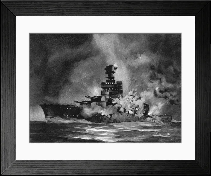 Framed Print : Battle of Cape Matapan Framed Print : Battle of Cape Matapan