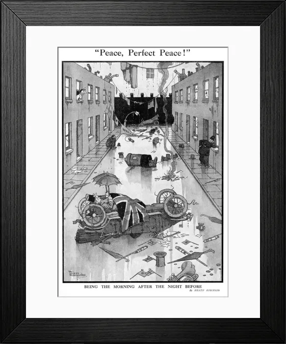 Framed Print : Peace, Perfect Peace by Heath Robinson