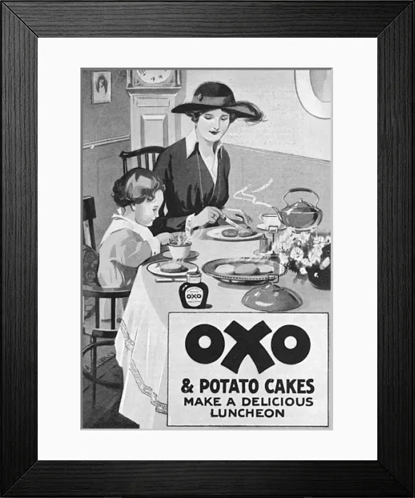 Framed Print : WW1 Oxo advertisement Framed Print : WW1 Oxo advertisement