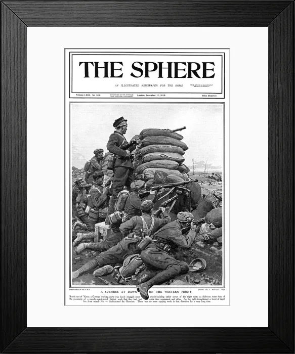 Framed Print : Surprise at dawn on the Western Front Framed Print : Surprise at dawn on the Western Front