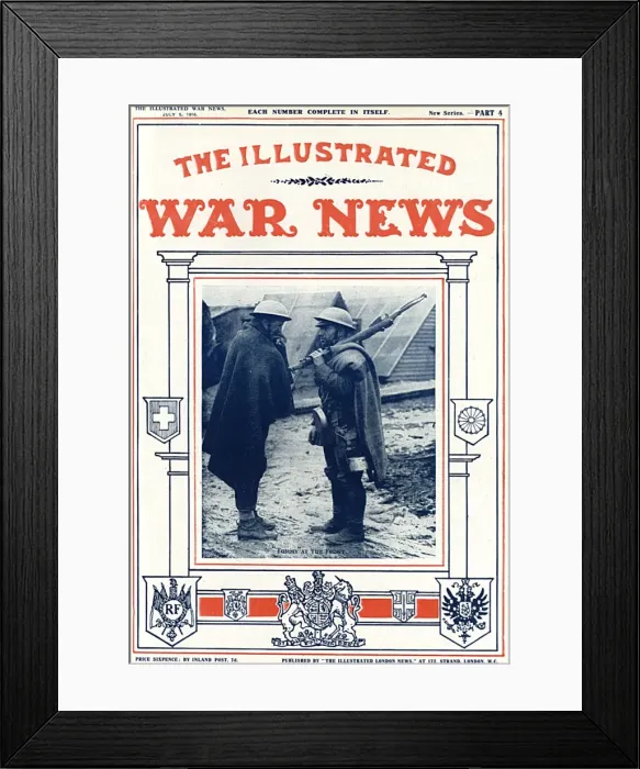 Framed Print : Illustrated War News - Tommy at the Front Framed Print : Illustrated War News - Tommy at the Front